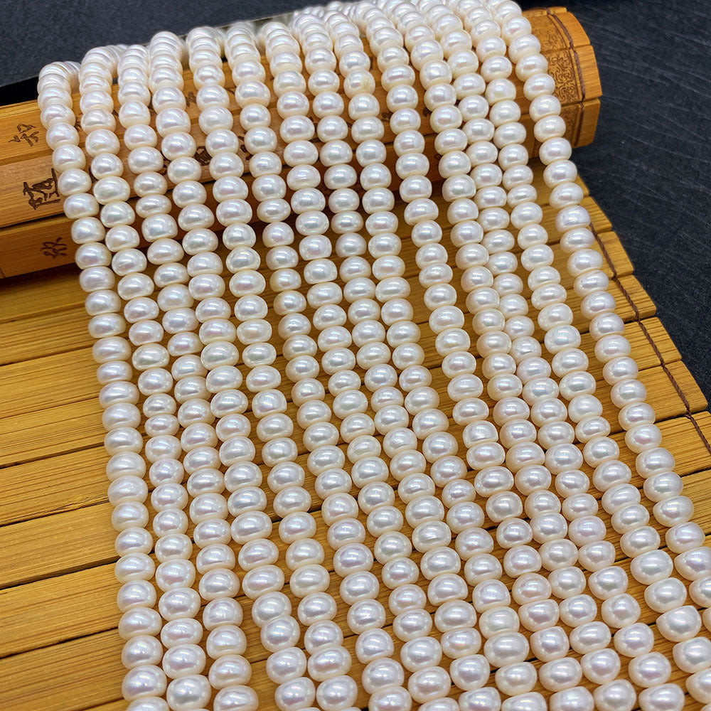 Natural Freshwater Pearl Loose Bead Jewelry Necklace Accessories
