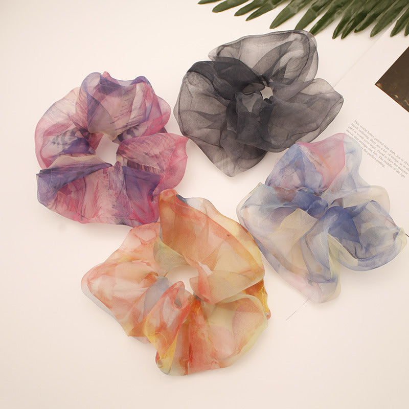 Chiffon Oversized Organza Spring And Summer New Simple Hair Accessories.