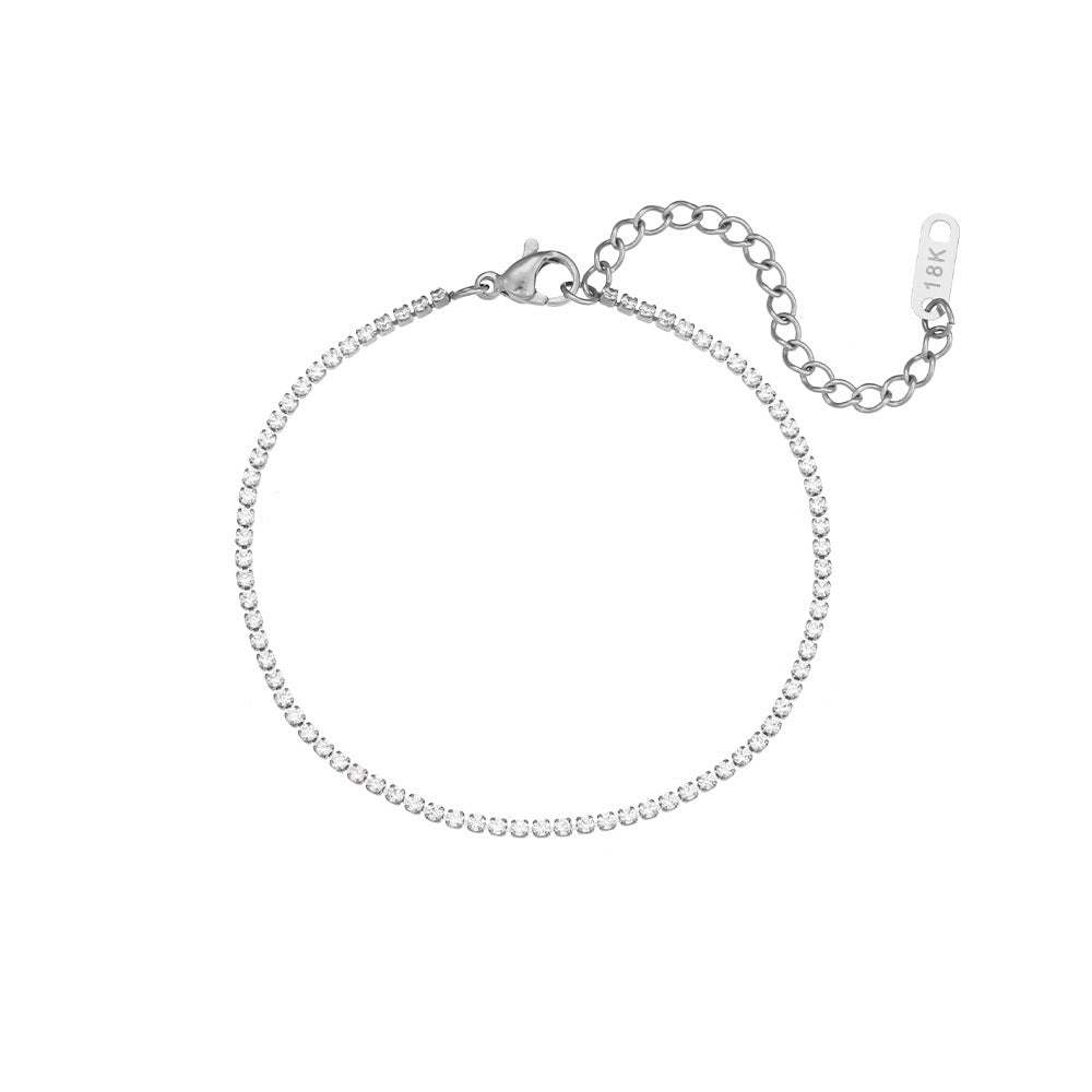 Stainless Steel Fashion Simple Bracelet Necklace Ornament
