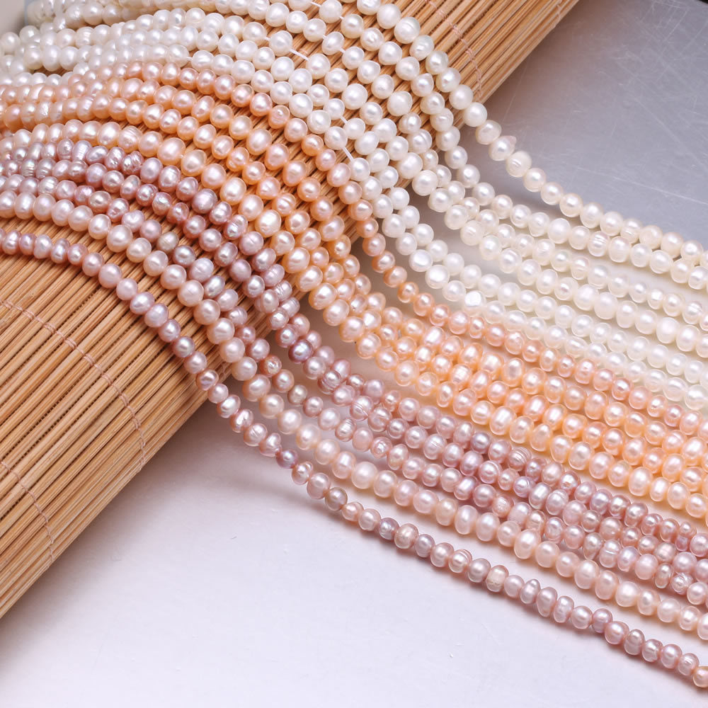 Accessoires de bijoux de bricolage de perles d'eau douce naturelles