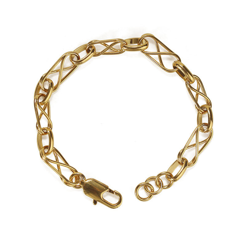 Women's thick chain bracelet