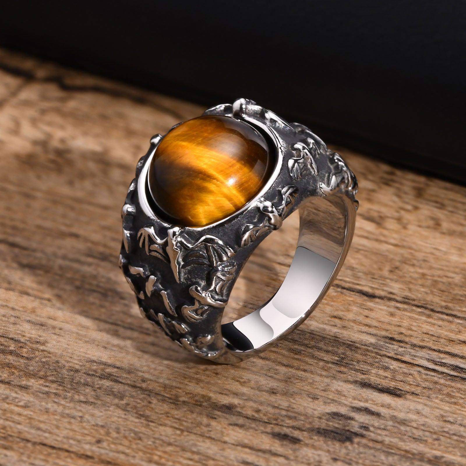 Men's Fashion Titanium Steel Ring - Jewel Nexus