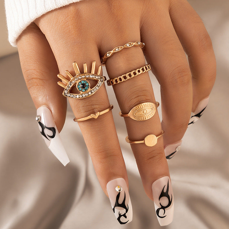 New Jewelry Trend Personality Black Gem Ring - Jewel Nexus