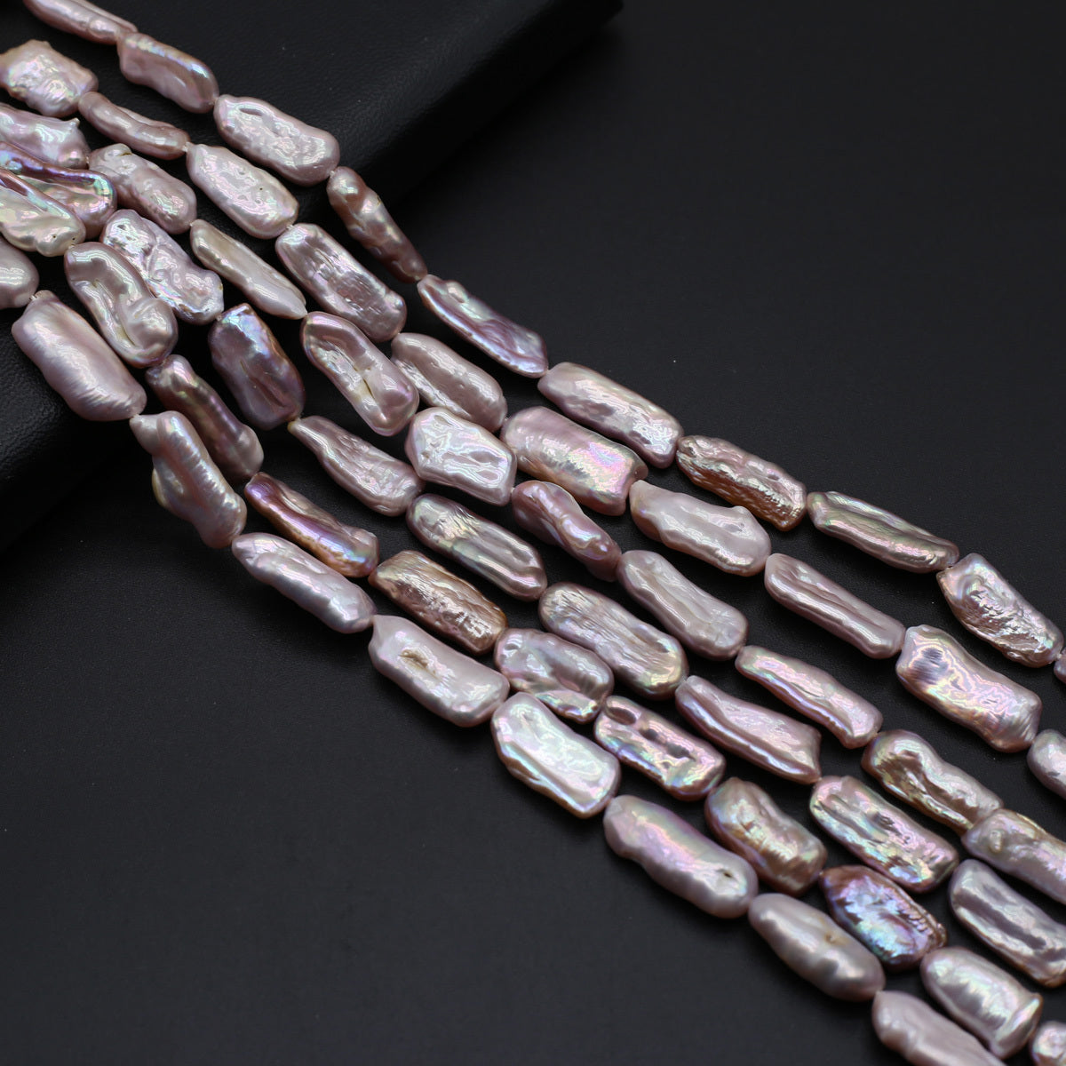 Bright Water Purple Pearl Beads