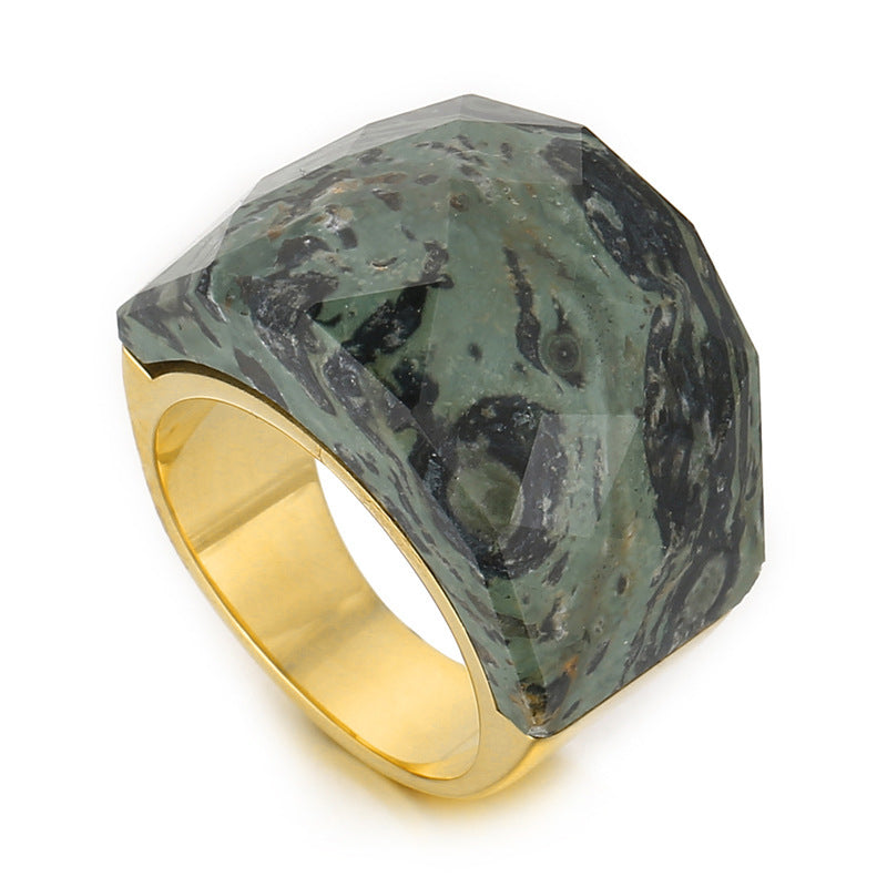 Women's Fashion Natural Stone Ring - Jewel Nexus