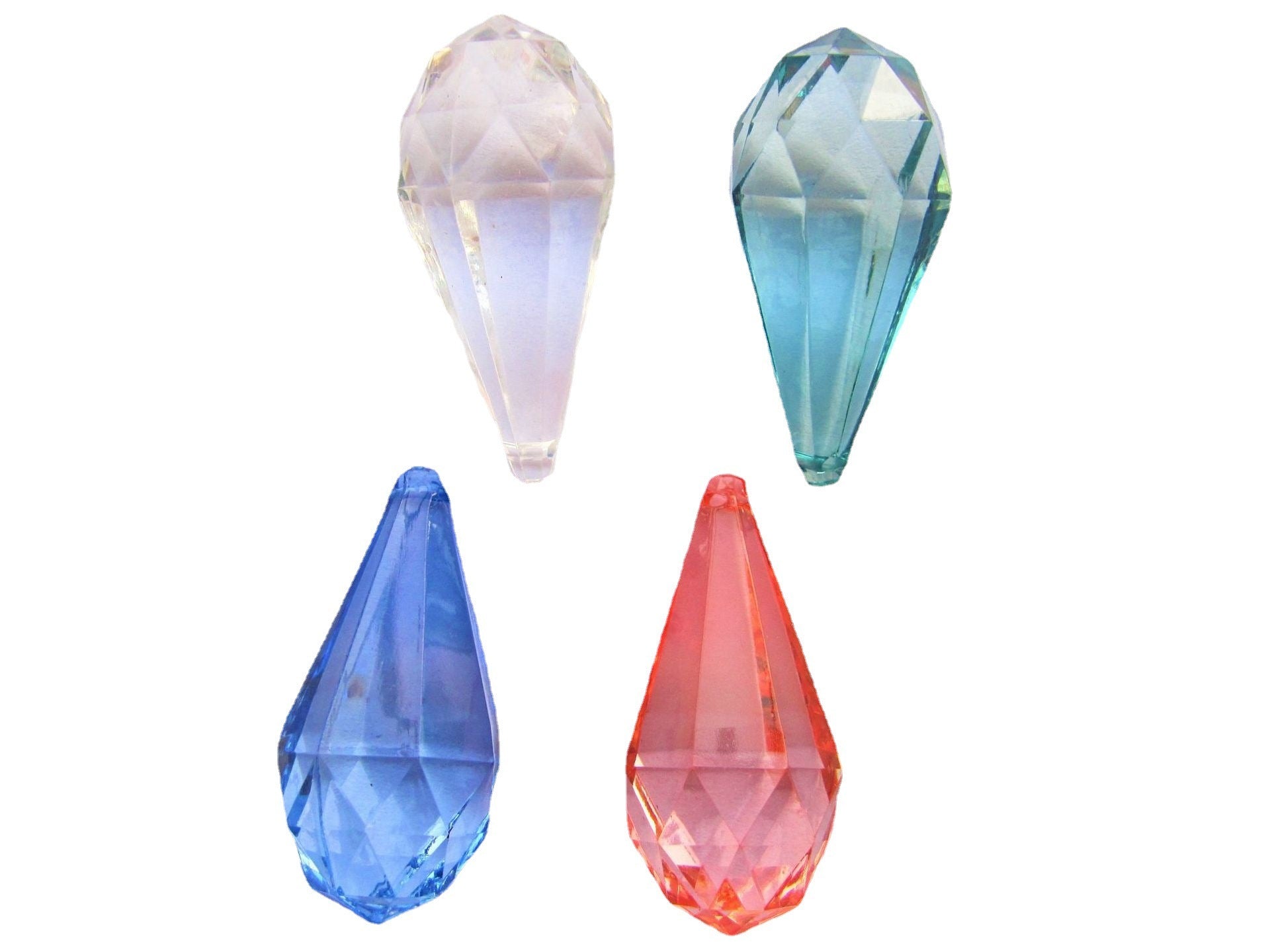 Perles de cristal acrylique haute transparence goutte d'eau