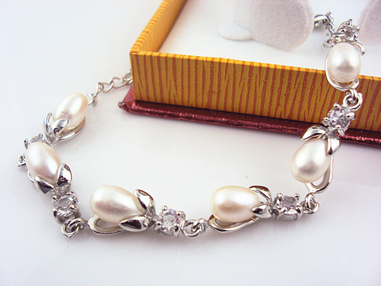 Pearl bracelet pearl jewelry bracelet