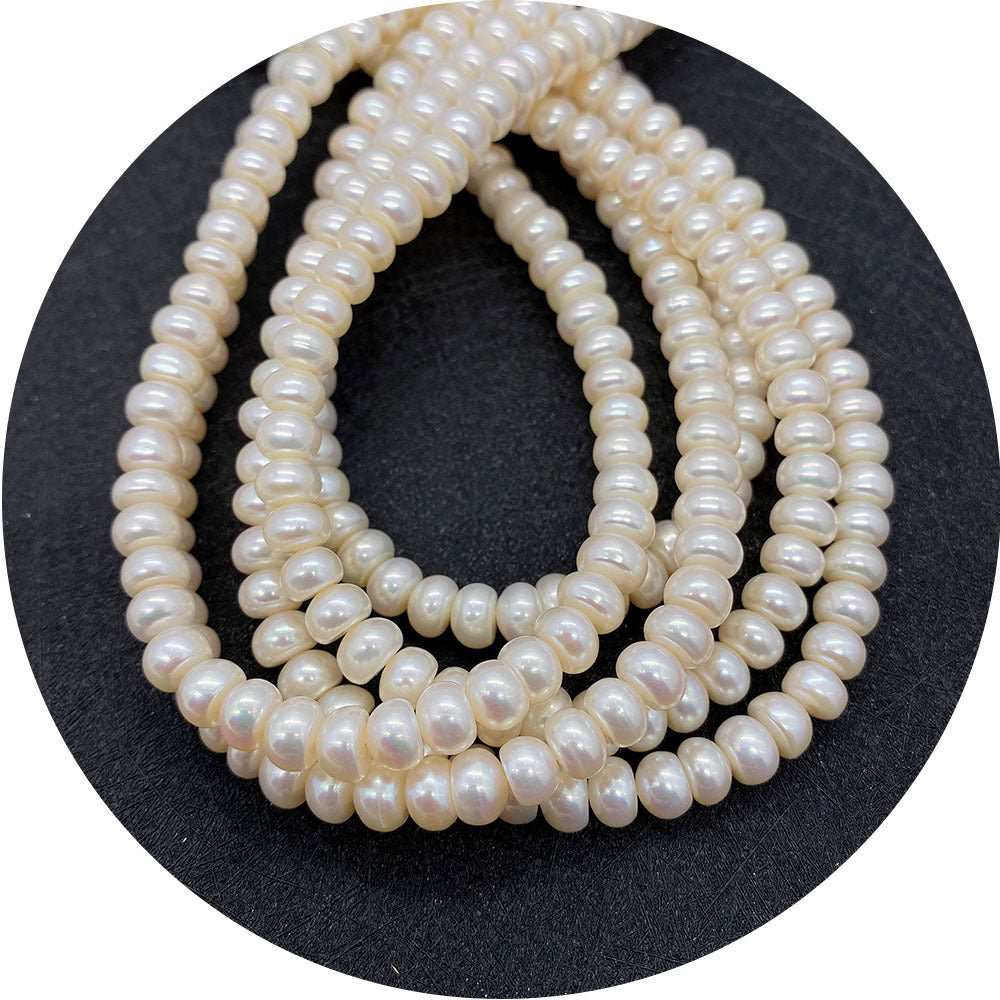 Natural Freshwater Pearl Loose Bead Jewelry Necklace Accessories