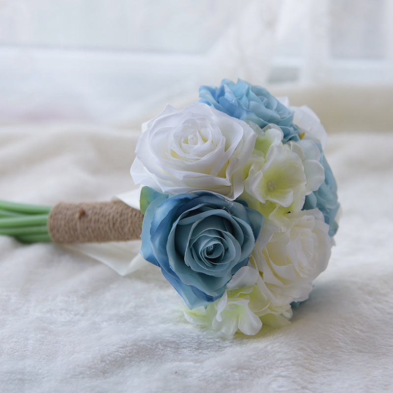 Wedding Supplies Small Bouquet Of Bridesmaids Holding Flowers - Jewel Nexus
