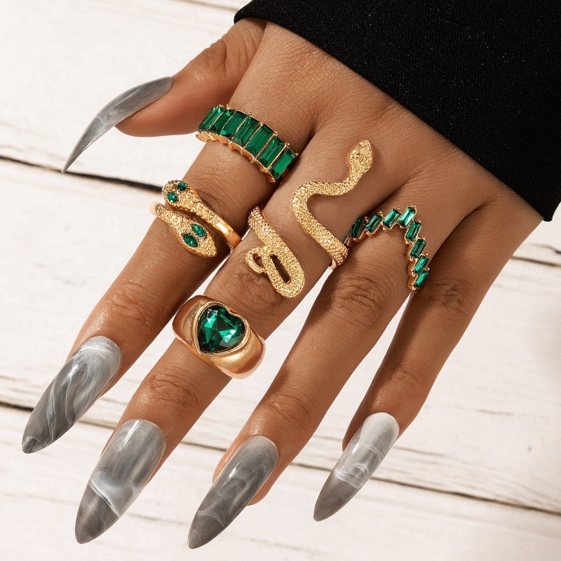 New Jewelry Trend Personality Black Gem Ring - Jewel Nexus