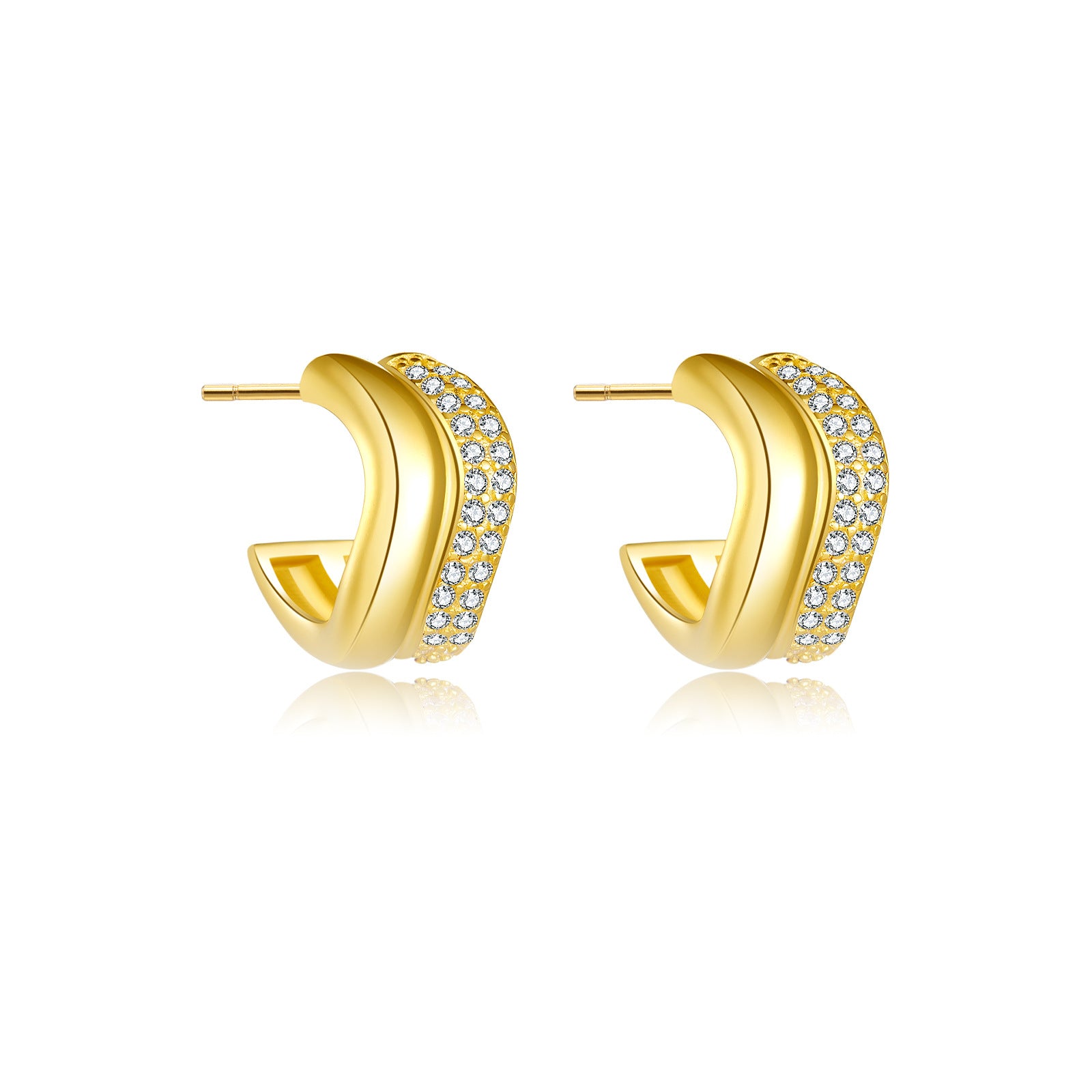 Geometric Circle High-grade S925 Sterling Silver Earrings For Women