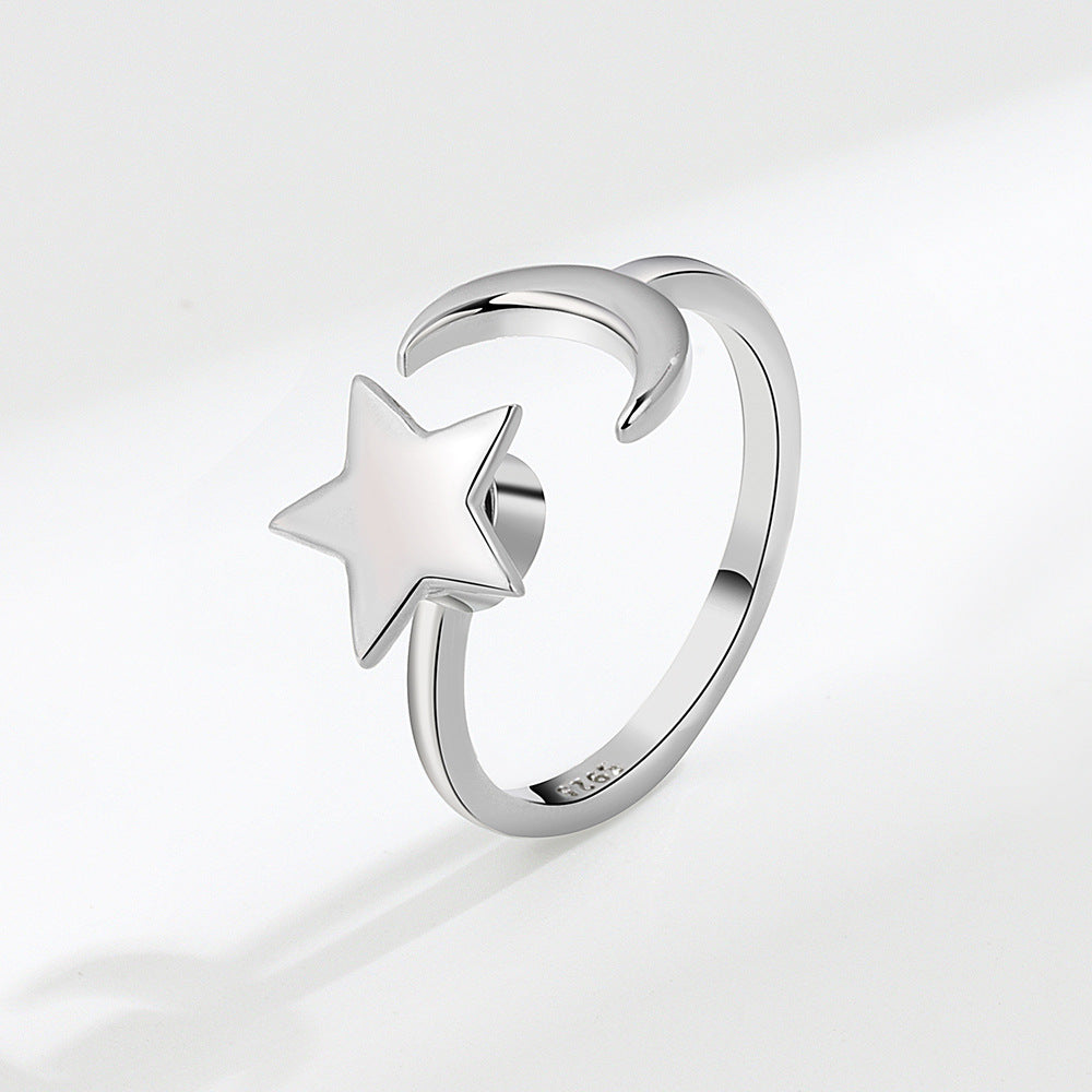 S925 Sterling Silver New Style XINGX Spinning Ring Female