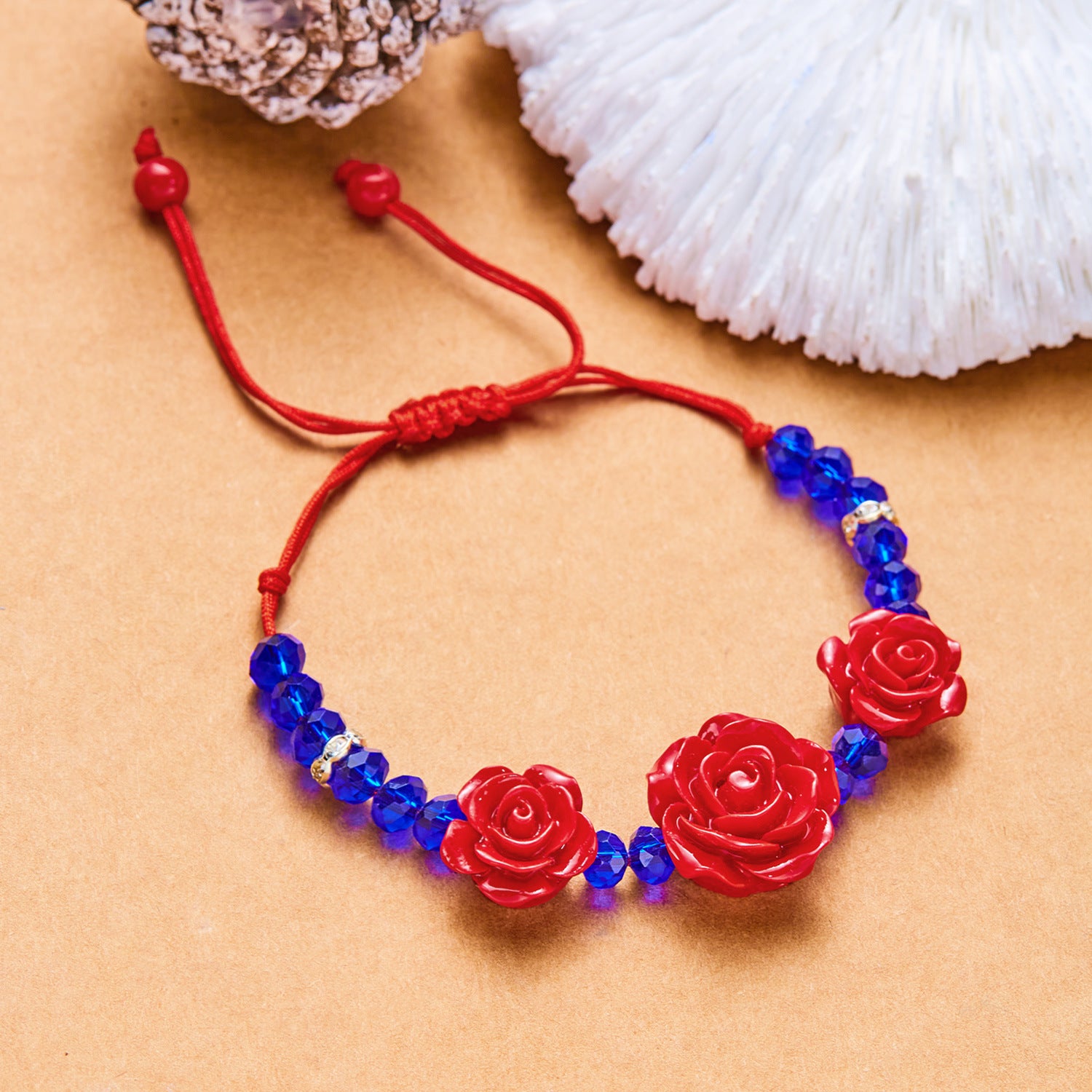 Flower Bracelet Creative Ethnic Rose Beads