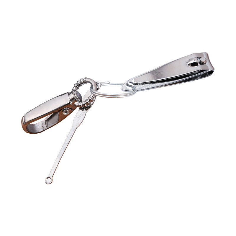 Keychain With Nail Scissors Ear Pick Pant Belt Pendant