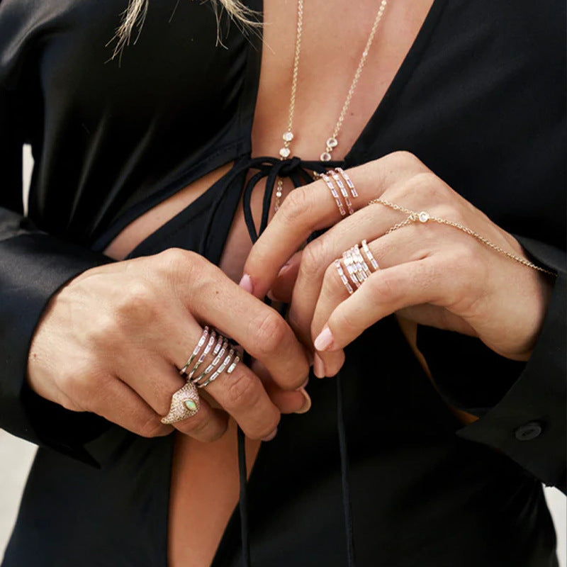 Women's New Fashion Surround Ring - Jewel Nexus