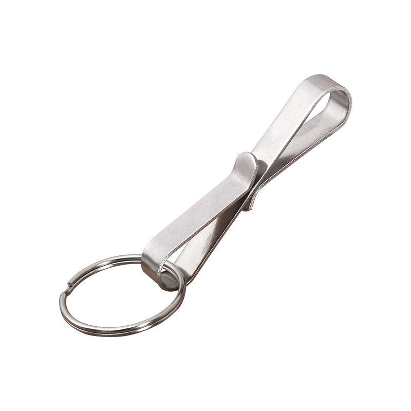 Stainless Steel Key Ring Old Pendant