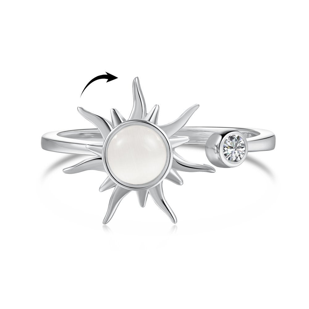 S925 Sterling Silver Ring Female Adjustable Opening Ring