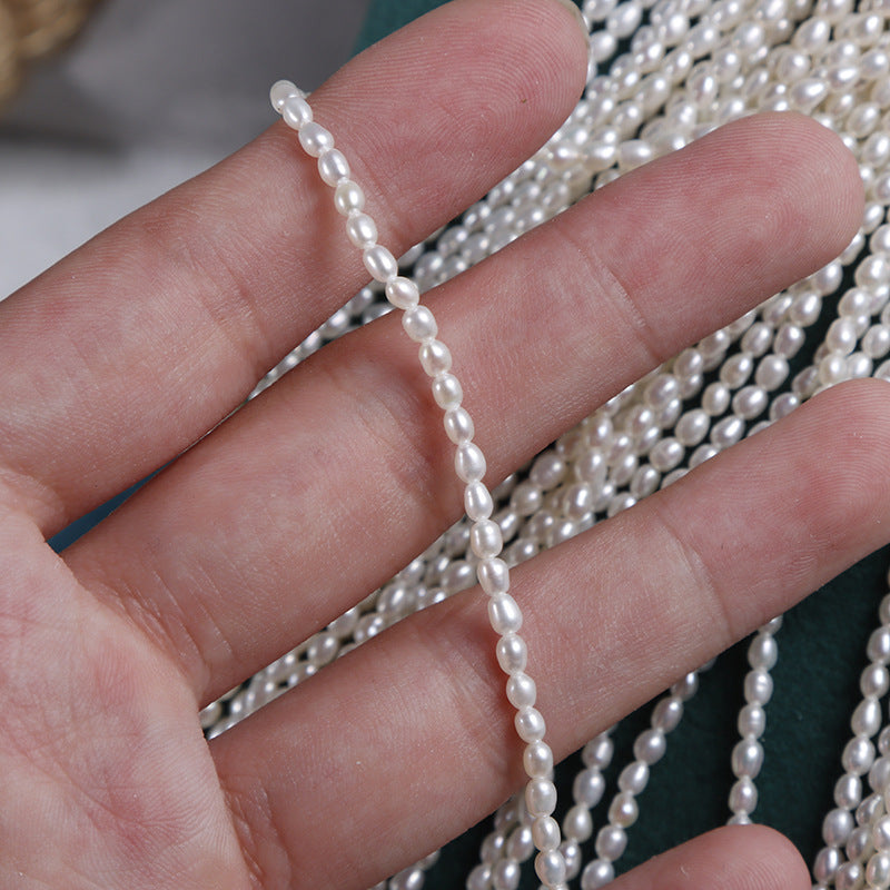 Natural Freshwater Pearl Fine Chain Jewelry Material