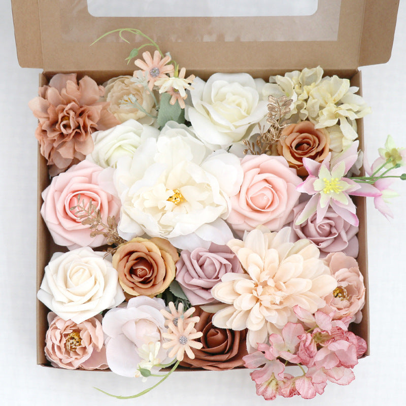 Flower Box Wedding Birthday Party Gift Wedding Bridesmaid Bridal Bouquet - Jewel Nexus