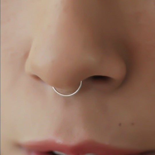 Non-piercing Nose Ring Plated 14K Gold Nose Stud
