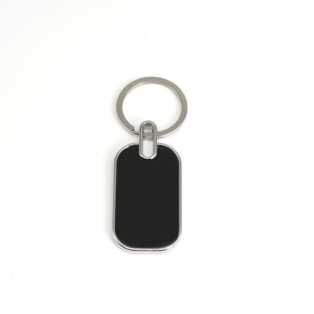 Fashion Simple Stainless Steel Keychain